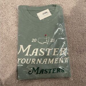 Masters 2025 T Shirt. NWT. Size Large. Unisex